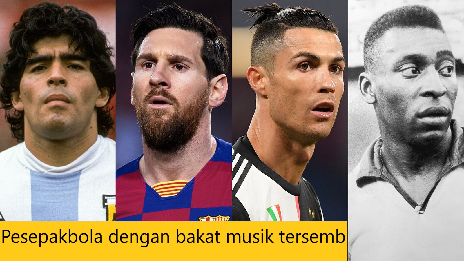 Pesepakbola dengan bakat musik tersembunyi